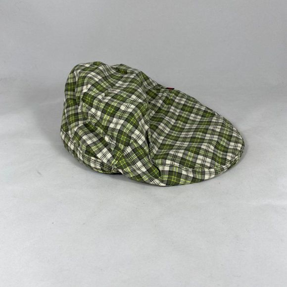 Woolrich Driving cap Flat Hat cotton Plaid NWT - Picture 8 of 8